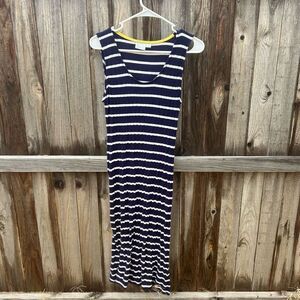 Beach Break dress sleeveless striped size small